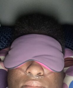 Sleeping Mask 2 Pack, Warm, Cool Double-Sided Use of Sleep Mask, Super Soft Blindfold with Adjustable Strap, Block Out Light, Comfort Sleep Eye Mask for Travel Meditation Nap Dark Gray/Light Gray + Purple/Pink 16 71i1RTz5mvL