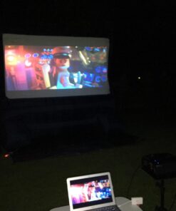 Gemmy 39127-32 - Airblown - Movie Screen - 120"x70" Widescreen Deluxe w/Storage Bag - Blue Outdoor Inflatable Deluxe Movie Screen 34 71i1foWlFLL