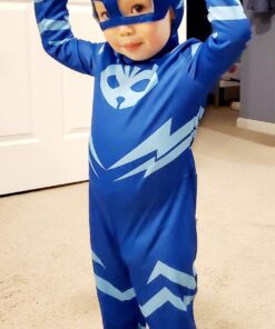 Disguise Catboy Costume for Kids, Official PJ Masks Costume Jumpsuit Small (2T) 16 71i25P8c9ML