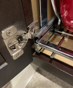 Rev-A-Shelf 2-Tier Kitchen Cabinet Pull Out 21" Cabinet Organizer for Pots, Pans, and Lid Cookware, Adjustable Heavy Duty Wire, Chrome, 5CW2-2122-CR 21 in. 32 71i2HSPM9L