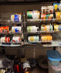 Simple Houseware Stackable Can Rack Organizer, Chrome 28 71i2QX9PsTL