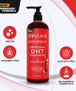 DHT Blocker Anti-Hair Loss Shampoo With Biotin, for Men & Women, Sulfate Free, Natural DHT Blocking Shampoo for Hair Growth, For Thinning Hair, Hair Fall and Hair Loss Prevention, Active Formula (16 Oz) 16 Fl Oz (Pack of 1) 14 71i2jJMfwnL