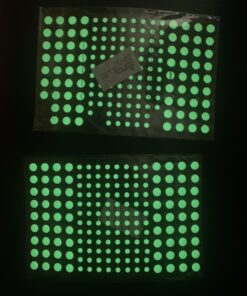 DUOFIRE 3D Domed Glow in The Dark Dots Wall or Ceiling Stickers, Glowing Ultra Bright Dots of 336Pcs,Perfect for Kids Bedding Room or Birthday Gift,Beautiful Wall Decals and Ceiling Decors 3D Domed Dots * 2 sheets Green 36 71i3nW4JUzL