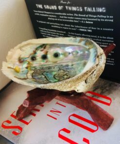 Govinda® Pearlized Abalone Shell Smudging Kit with Wooden Tripod Stand & White Sage Stick 6 71i50wUfL L