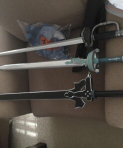 Fantasy Anime Cosplay SAO Kiritos Elucidator Foam Training Battle Costume Sword 10 71i51gS2eKL