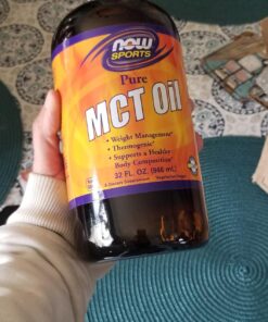 NOW Sports Nutrition, MCT (Medium-chain triglycerides) Oil 14 g, Weight Management, Liquid, 32-Ounce 19 71i5Abzt8hL