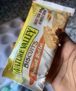 Nature Valley Biscuit Sandwiches, Peanut Butter, 1.35 oz, 10 ct 10 Count (Pack of 1) 33 71i5MFwZcqL