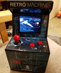 My Arcade Retro Machine Playable Mini Arcade: 200 Retro Style Games Built In, 5.75 Inch Tall, Powered by AA Batteries, 2.5 Inch Color Display, Speaker, Volume Control 34 71i5yrPbFYL