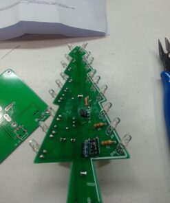Christmas Tree Soldering Project, Icstation 3D Xmas Tree Soldering Kit with LED Flashing Lights Soldering Practice 7 Colors DIY Electronic Assemble Kit for Learning Teaching STEM Educational Multicolored 53 71i6aIlZ6L