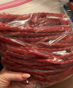 TWIZZLERS Twists Strawberry Flavored Licorice Style, Low Fat Candy Tub, 5 lb 5 Pound (Pack of 1) 26 71i6okUwPYL