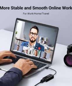 UGREEN Ethernet Adapter USB to 10 100 Mbps Network Adapter RJ45 Wired LAN Adapter for Laptop PC Compatible with Nintendo Switch Wii Wii U MacBook Chromebook Surface Windows macOS Linux (Black) Black 33 71i7Ii3yCWL