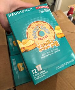 The Original Donut Shop Vanilla Cream Puff Keurig Single-Serve K-Cup Pods, Medium Roast Coffee, 72 Count (6 Packs of 12) 12 Count (Pack of 6) 29 71i7ft6PlCL