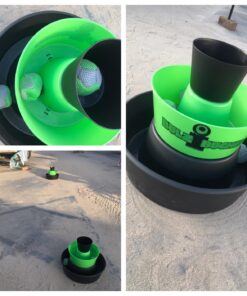 BULZiBUCKET Game by Water Sports - Beach, Tailgate, Camping, Yard, and Pool Games- Indoor/ Outdoor Kids Toys - Pool Accessories Perfect for Family Game Night (Green/Black) Black/Green 35 71i8Deqph L