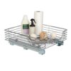 Home Decorators Collection Extra deep Sliding Organizer, 6" Hx20 Wx21 D, Chrome Single Tier 6"Hx20"Wx21"D 47 71i8KUaZCsL