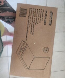 ACCUTECK All-in-1 Series W-8250-50bs A-Pt 50 Digital Shipping Postal Scale with Ac Adapter, Silver 32 71i8yTbE0L