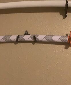 YYST MINI Adjustable Sword , Wall Hook Display Hanger Wall Mount for Sword ,Dagger ,Axe,KeyBlade, etc-4/PK- No Sword-Vertical Display 51 71i9UUBGrfL