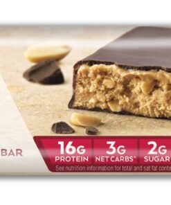 Atkins Chocolate Peanut Butter Protein Meal Bar, High Fiber, 16g Protein, 2g Sugar, 3g Net Carb, Meal Replacement, Keto Friendly, 8 Count 9 71iA4SNMPeL