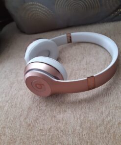 Beats Solo3 Wireless On-Ear Headphones - Apple W1 Headphone Chip, Class 1 Bluetooth, 40 Hours of Listening Time, Built-in Microphone - Rose Gold (Latest Model) Without AppleCare+ 50 71iAEhWwsL