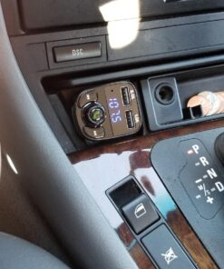 Handsfree Call Car Charger,Wireless Bluetooth FM Transmitter Radio Receiver,Mp3 Audio Music Stereo Adapter,Dual USB Port Charger Compatible for All Smartphones,Samsung Galaxy,LG,HTC,etc. 59 71iBlu6YGiL