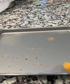 Farberware Bakeware Steel Nonstick Toaster Oven Pan Set, 4-Piece Baking Set, Gray Baking Sheet Set II 42 71iC7wZYWL