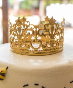 Gold Crown Cake Topper, Vintage Crown, Small Gold Wedding Cake Top, Princess Cake, The Queen of Crowns 28 71iCYmNT7xL