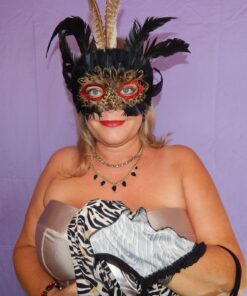 Fun Express Deluxe Feather Mask Assortment (1 Dozen)(Discontinued by manufacturer) 21 71iCrQOMFNL