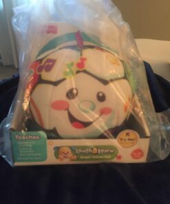 Fisher-Price Laugh & Learn Baby Musical Learning Toy, Singin’ Soccer Ball Plush With Songs Sounds & Phrases For Ages 6+ Months Retail Packaging 28 71iD179qaAL