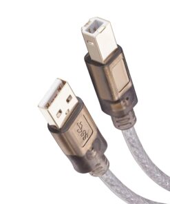 Printer Cable 5Ft,2.0 Printer Scanner Cable Cord USB Type A Male to B Male High Speed for HP, Canon, Lexmark,Dell, Xerox, Samsung etc(5 Ft/1.5M) 5 Ft/1.5M 8 71iDfGQHG3L