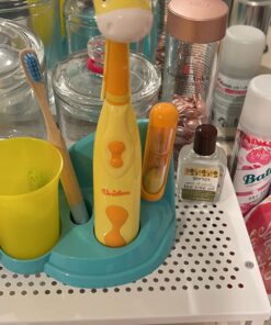 Brusheez® Kids’ Electric Toothbrush Set - Safe & Effective for Ages 3+ - Parent Tested & Approved with Gentle Bristles, 2 Brush Heads, Rinse Cup, 2-Minute Timer, & Storage Base (Jovie The Giraffe) Jovie the Giraffe 29 71iDvAk6O3L