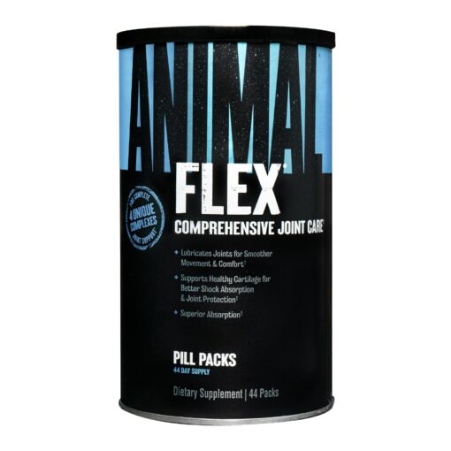 Animal Flex –Complete Joint Support Supplement – Contains Turmeric Root Curcumin – Helps Repair & Restore Joints – 44 Packs Unflavored Pill Pack