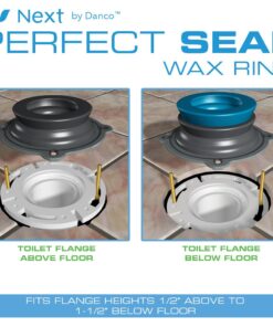 ACO 10718X Toilet Wax Ring, 1 Size, Black 29 71iEBTp0V L