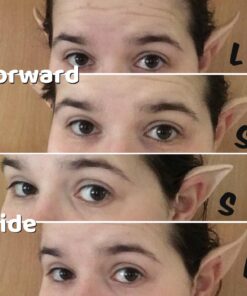 Secaden Cosplay Fairy Pixie Elf Ears Soft Pointed Ears Tips Anime Party Dress Up Costume Accessories (Long Style) Long Style 45 71iEd5lskyL