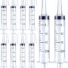 20ml Plastic Syringe for Liquids, Oral, Scientific Labs, Measuring, Dispensing, with Cap- 10 Pack 20ml Syringes 20 ml 18 71iF6MfroPL
