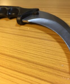 Vulcan Gear Tactical Hawkbill Karambit Knife with Sheath and Cord Silver blade 1. Silver 41 71iFLx7wqEL