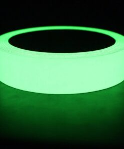 Lockport Glow in The Dark Tape - 30 Ft x 1 in - Bright, Rechargeable, Reflective and Long-Lasting - Halloween Decor, Outdoor Sports, Night Decorations, and Home Marking Single 25 71iFOQdHmXL