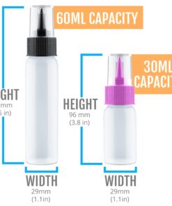 Free Hand Writer Bottles - 6 Easy Small Squeeze Bottles - 3 Each (1 and 2 Ounce) - Cookie Cutters, Cake and Baking Decoration, Food Coloring & Royal Icing Supplies for Writing (6 bottles) 6 Pieces 28 71iG ALHjL