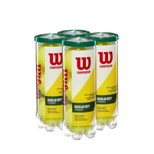 WILSON Championship Tennis Balls Regular Duty Single Can (3 Balls)