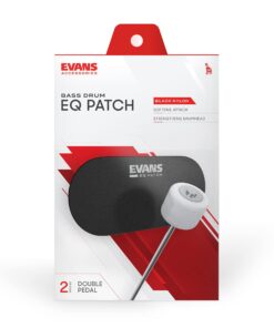 Evans EQ Double Pedal Patch, Black Nylon,EQPB2 12 71iGwReu1FL