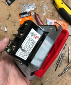 POWERTEC 71007 110 V to 220V Paddle Switch for Power Tools fits Table Saw, Router Table, Drill Press, Bench Saw, Band Saw 68 71iHFuciIhL