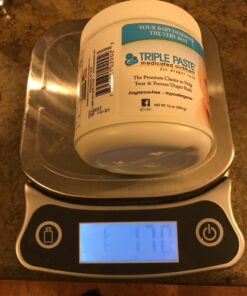Triple Paste Diaper Rash Cream for Baby - 16 Oz Tub - Zinc Oxide Ointment Treats, Soothes and Prevents Diaper Rash - Pediatrician-Recommended Hypoallergenic Formula with Soothing Botanicals 16 Ounce 30 71iHORltvLL