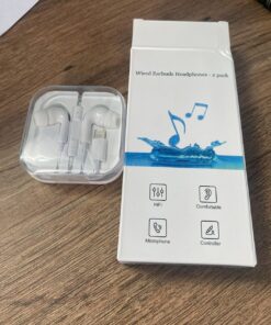 Togkun Wired Earbuds Headphones, Earphones in-Ear with Microphone and Call Controller, Noise lsolating, Bluetooth, Compatible with iPhone14/13/12/11/X/SE/8P/8/7P/7(2 Pack) 2PCS 20 71iHTYcMxOL