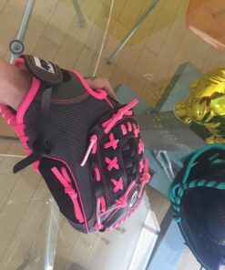 Franklin Sports Girls Softball Glove - Women's Windmill Fastpitch + Slowpitch Softball Glove Right Hand Throw 11" Pink 17 71iIC2g4eBL