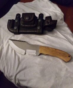 Ottoza Handmade D2 Steel Tracker Knife - Survival Knife - Camping Knife - Outdoor Knife - D2 Tools Steel Hunting Knife with Sheath Horizontal Carry Fixed Blade Knife No:116 Classic 49 71iJN7ADBUL