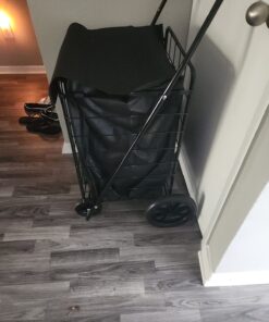 Whitmor Deluxe Utility Cart, Extra Large, Black 46 71iKTUGFN1L