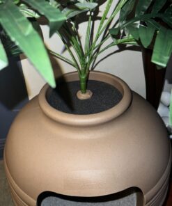 Good Pet Stuff, The Original Hidden Litter Box, Artificial Plants & Enclosed Cat Planter Litter Box, Vented & Odor Filter, Easy to Clean, Mocha Brown , 20" wide x 19 3/4" 51 71iKcFXkobL 1