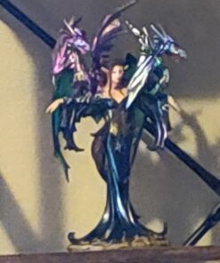 StealStreet SS-G-91276 Fairy Collection Pixie with Dragon Fantasy Figurine Figure Decoration , Navy Blue 6 71iLQgnABwL