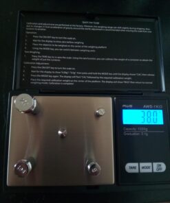 AMERICAN WEIGH SCALES Series Digital Pocket Weight Scale 1kg x 0.1g, (Black), AWS-1KG-BLK 1000G x 0.1G 43 71iLvbSJidL