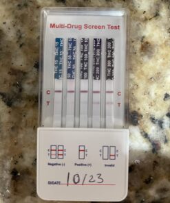 UTest -O-Meter 5 Level THC Home Drug Test | Marijuana Urine Test Kit | Highly Sensitive Testing Strips with Instant Results | 5 Panel Tests 15 ng/mL, 50 ng/mL, 100, 200, & 300 ng/mL (4-Pack) 28 71iM1blsd1L