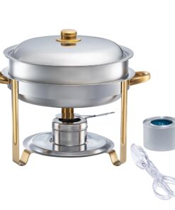 Tiger Chef 4 Quart Round Chafing Dish (3, 4 Quart Round) 3 13 71iMU1fIBjL
