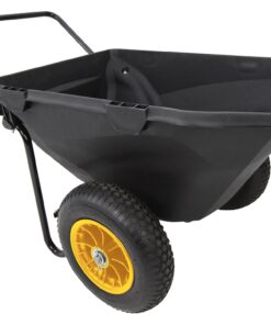 Alternative view of Polar Trailer #8449 Cub Cart, 50" x 28" x 29" Hauling Cart Black